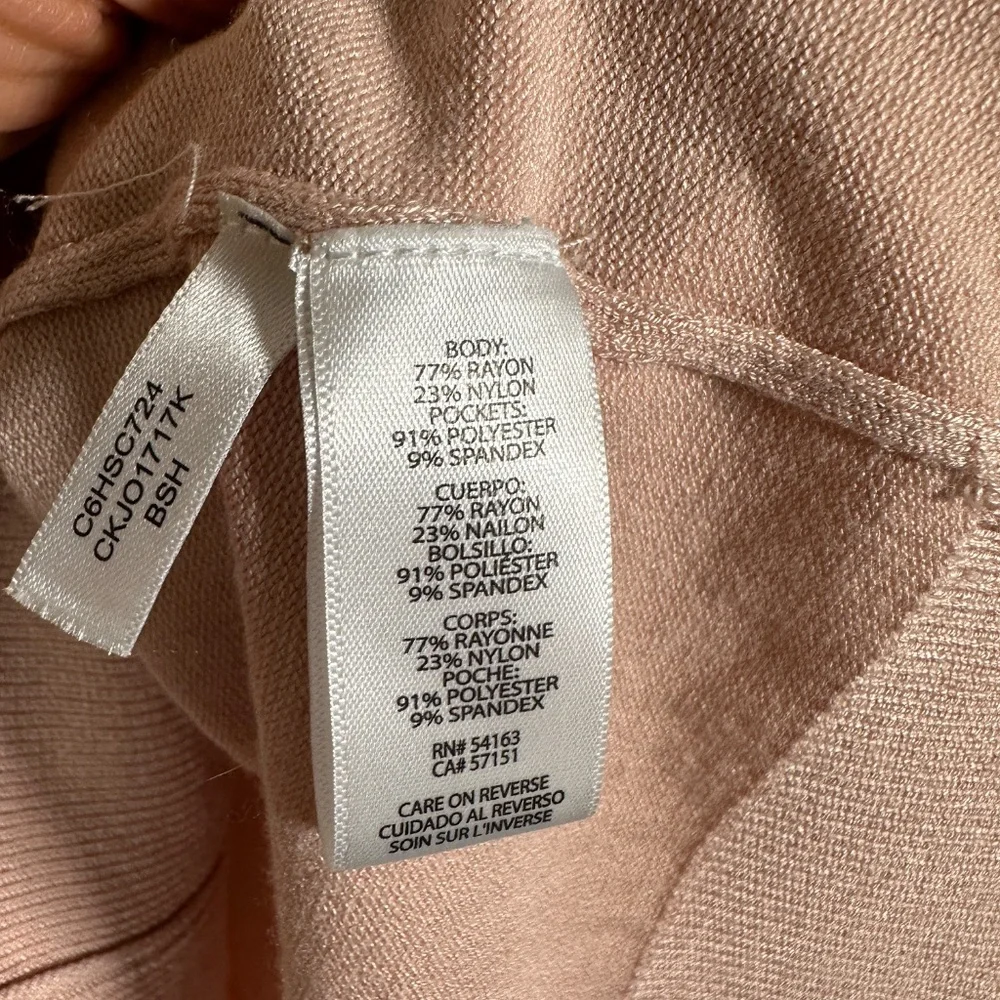 Calvin Klein Large zip up cardigan